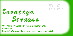 dorottya strauss business card